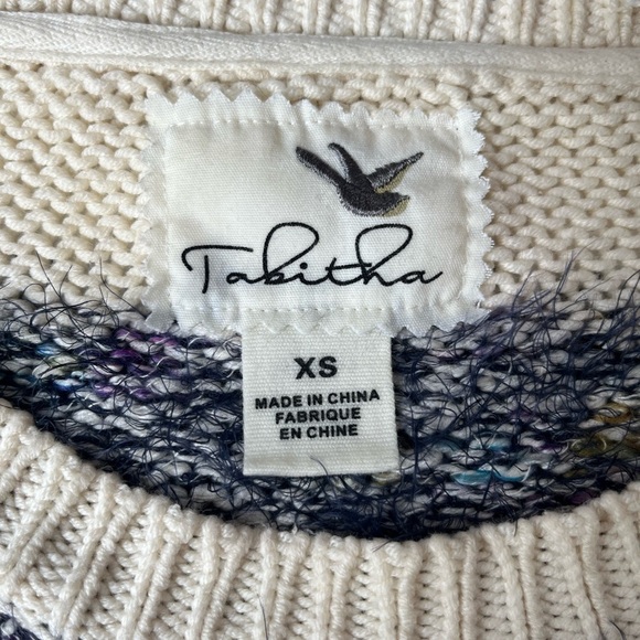 Anthropologie Tabitha Eyelash Knitted Stripe Sweater - Picture 4 of 9